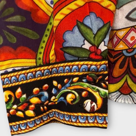 Alice + Olivia Willa Placket Top Size Small - Picture 9 of 15